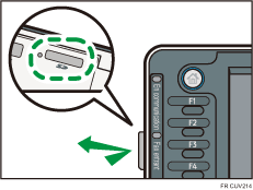 Illustration du logement pour supports