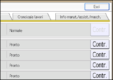 Illustrazione schermata pannello di controllo
