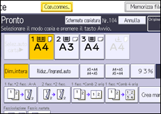 Illustrazione schermata pannello di controllo