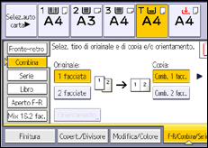 Illustrazione schermata pannello di controllo