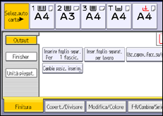 Illustrazione schermata pannello di controllo