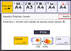 Illustrazione schermata pannello di controllo
