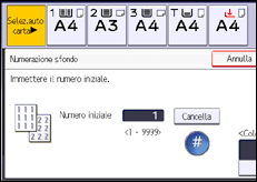 Illustrazione schermata pannello di controllo