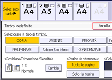 Illustrazione schermata pannello di controllo