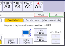 Illustrazione schermata pannello di controllo