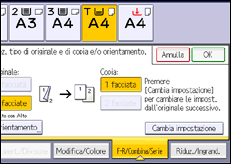 Illustrazione schermata pannello di controllo