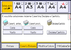 Illustrazione schermata pannello di controllo