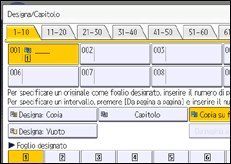 Illustrazione schermata pannello di controllo
