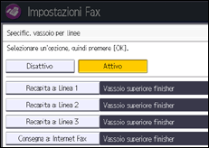 Illustrazione schermata pannello di controllo