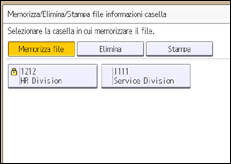 Illustrazione schermata pannello di controllo