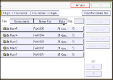 Illustrazione schermata pannello di controllo
