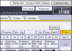 Illustrazione schermata pannello di controllo