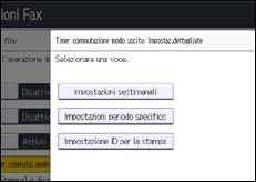 Illustrazione schermata pannello di controllo