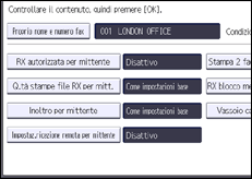 Illustrazione schermata pannello di controllo