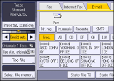 Illustrazione schermata pannello di controllo