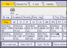 Illustrazione schermata pannello di controllo