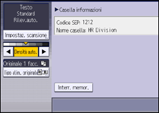 Illustrazione schermata pannello di controllo