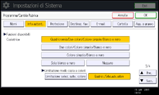 Illustrazione pannello operativo