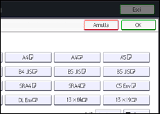 Illustrazione schermata pannello di controllo