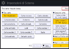 Illustrazione schermata pannello di controllo