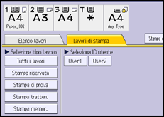 Illustrazione schermata pannello di controllo