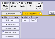 Illustrazione schermata pannello di controllo
