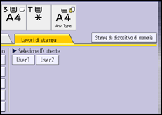 Illustrazione schermata pannello di controllo