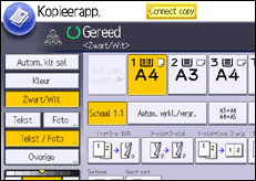 Schermafbeelding bedieningspaneel