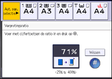 Schermafbeelding bedieningspaneel