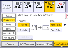 Schermafbeelding bedieningspaneel