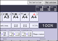 Schermafbeelding bedieningspaneel