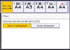 Schermafbeelding bedieningspaneel
