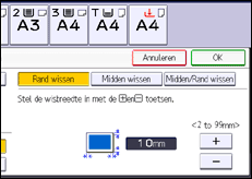 Schermafbeelding bedieningspaneel