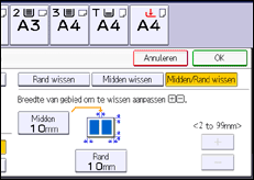 Schermafbeelding bedieningspaneel