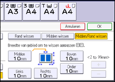 Schermafbeelding bedieningspaneel