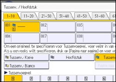 Schermafbeelding bedieningspaneel
