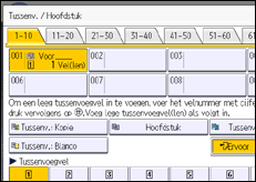 Schermafbeelding bedieningspaneel