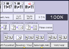 Schermafbeelding bedieningspaneel