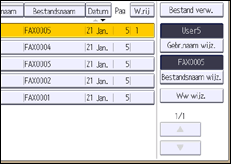 Schermafbeelding bedieningspaneel