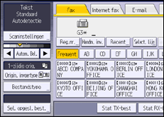 Schermafbeelding bedieningspaneel