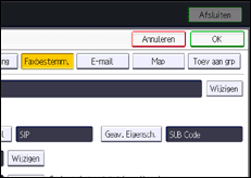 Schermafbeelding bedieningspaneel