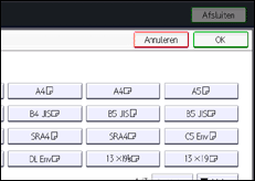 Schermafbeelding bedieningspaneel