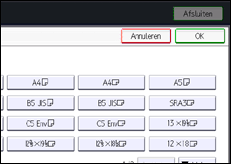Schermafbeelding bedieningspaneel