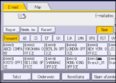 Schermafbeelding bedieningspaneel