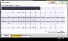 Schermafbeelding bedieningspaneel