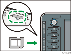 Иллюстрация слота для носителей