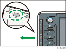 Иллюстрация слота для носителей