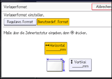 Abbildung Bedienfeld-Display