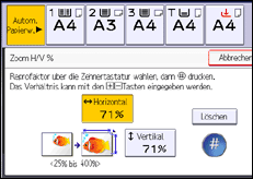 Abbildung Bedienfeld-Display