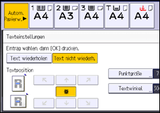 Abbildung Bedienfeld-Display